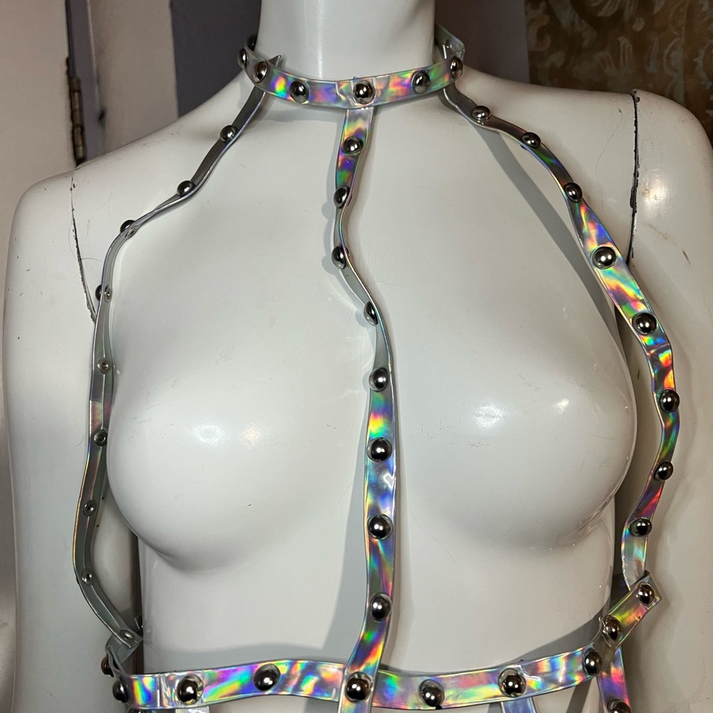 Holographic Studded Harness